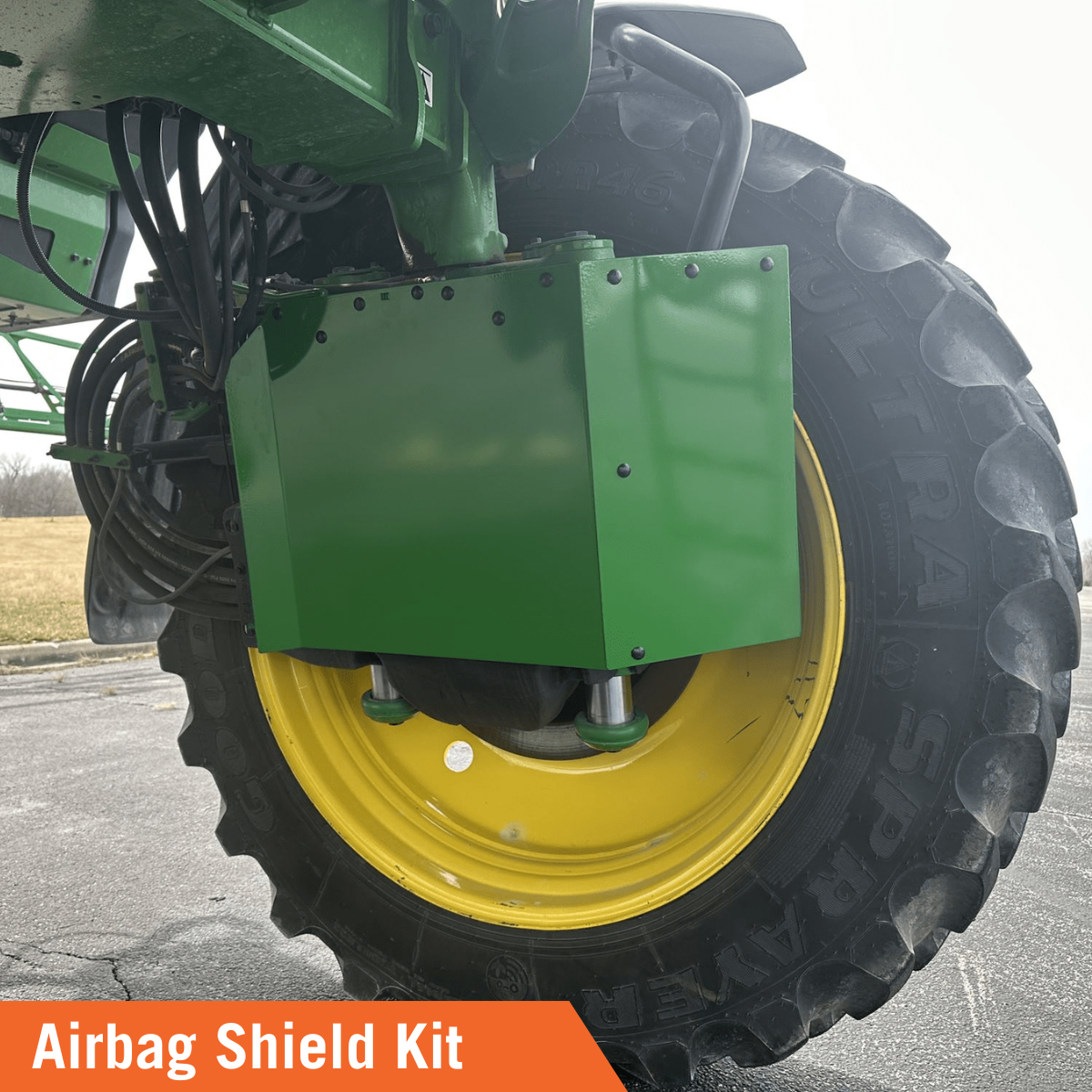 Dose Manufacturing Airbag Shield Kit on John Deere Sprayer