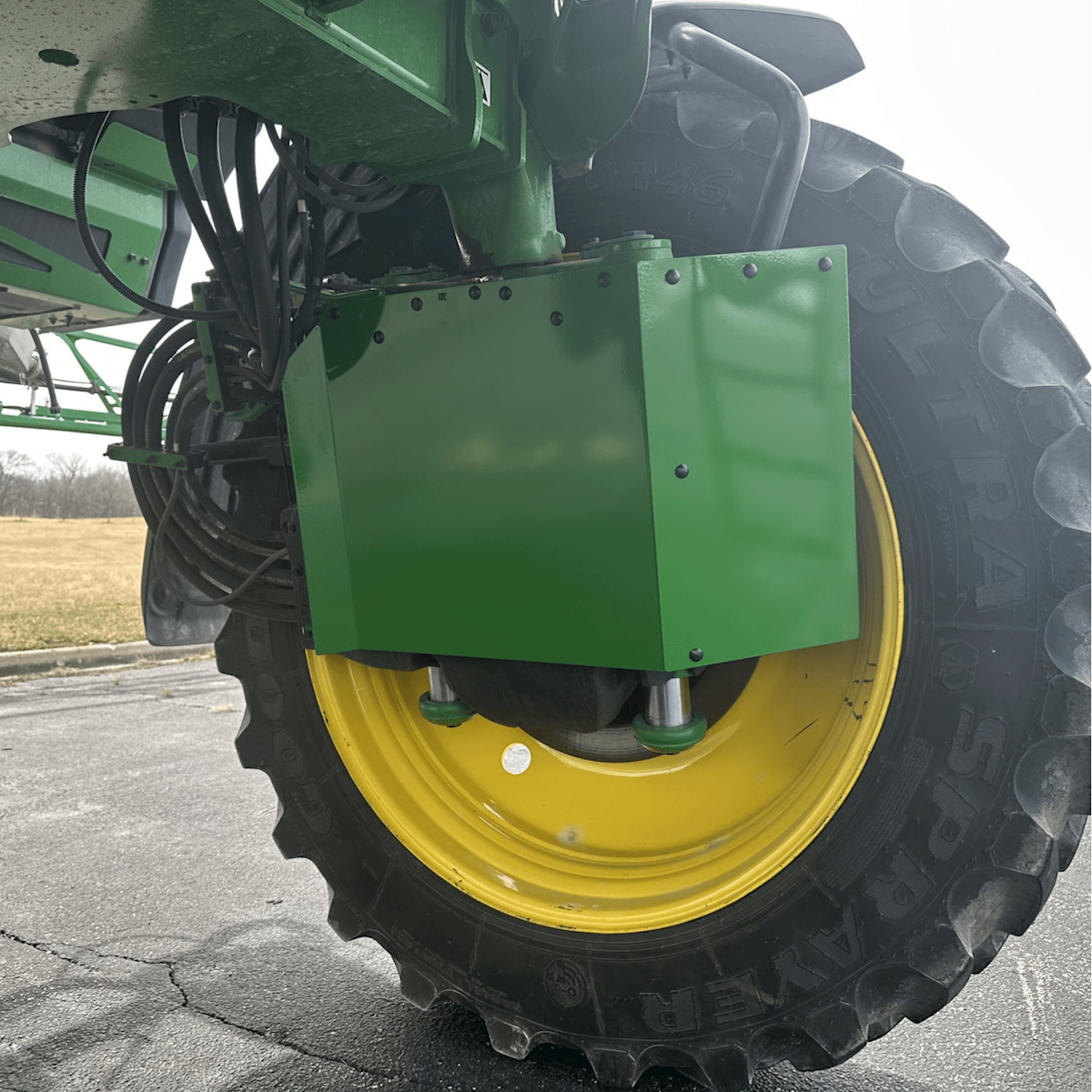 Dose Manufacturing Airbag Shield Kit on John Deere Sprayer