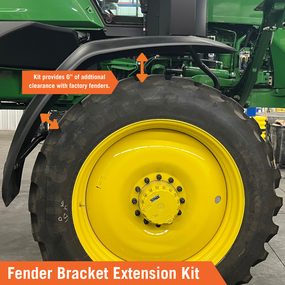 Dose Fender Bracket Ext. Kit Fender Measurement